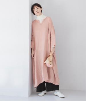 ヘンプシャーリングワンピース(ピンク-F)