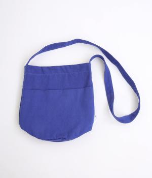 キャンバスバケットショルダーバック(ブルー-F)