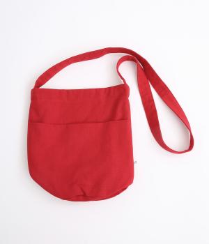 キャンバスバケットショルダーバック(レッド-F)