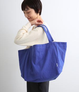 キャンバスキューブトートラージ(ブルー-F)