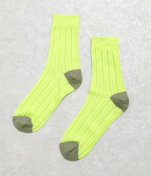 コットンシアーストライプソックス