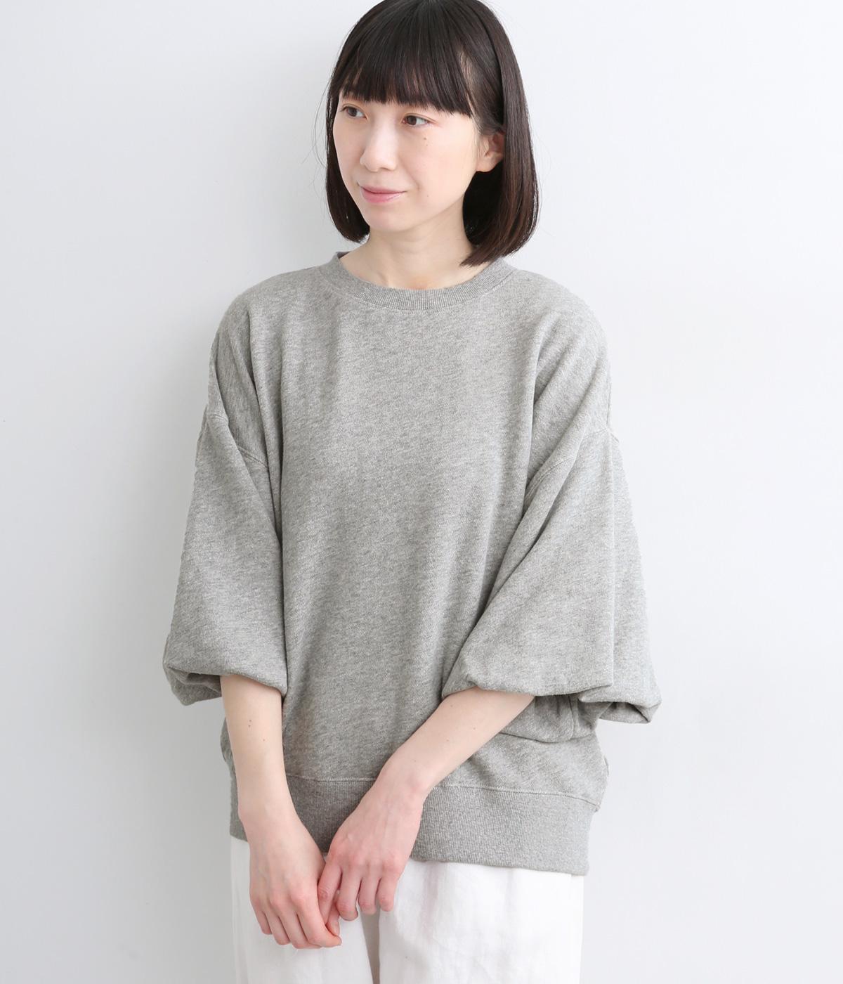 ツリウラケバルーンスリーブプルオーバー(ヘザーグレー-F)