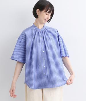 タイプライターフレアスリーブブラウス