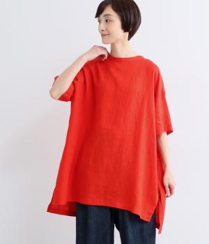 ヘンププルオーバーチュニック(オレンジ-F)