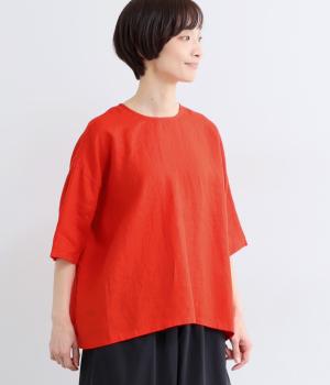 ヘンプTEEプルオーバー(オレンジ-F)