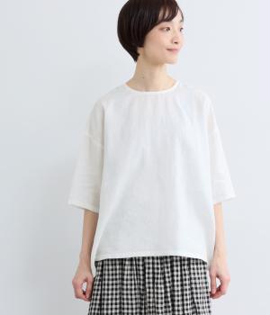 ヘンプTEEプルオーバー(ホワイト-F)