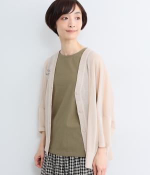 コットンカットソータンクトップ(カーキ-F)