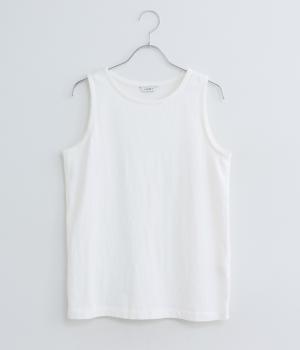 コットンカットソータンクトップ(ホワイト-F)