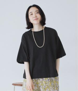 コットンカットソーバルーンスリーブTシャツ