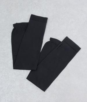 レーヨンシルクアームカバー(ブラック-F)