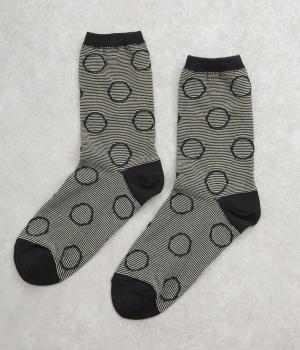 コットンジャカードリングソックス