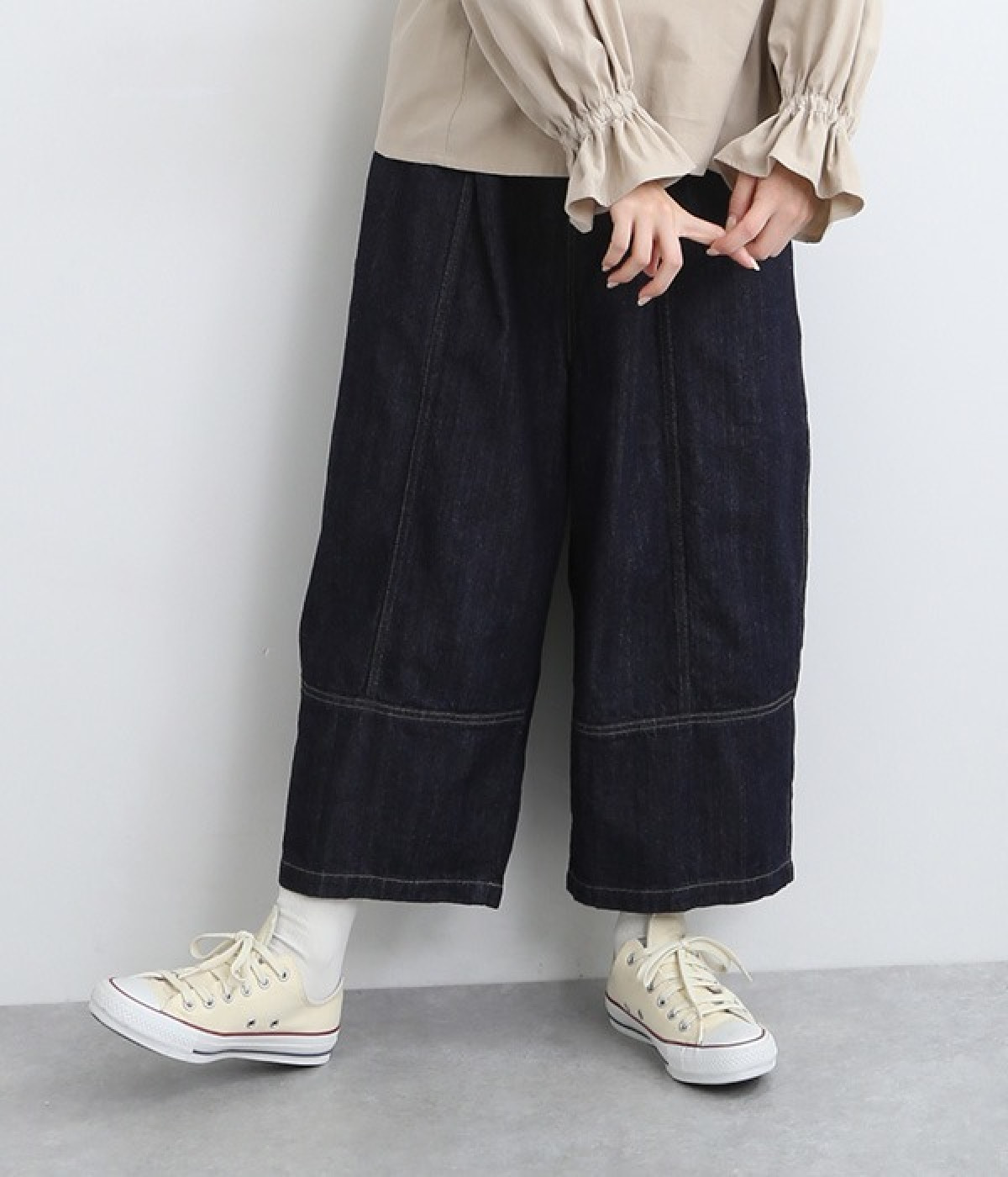 ムラデニム　トヌーパンツ(ワンウォッシュ-ONESIZE)