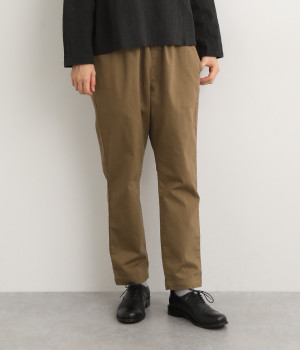 裏起毛ツイル　ストレッチコクパンツ(ベージュ-1)