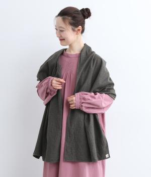 コットンヤク混フランネルエトール(チャコールグレー-F)