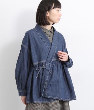 コットン8ozデニムフロンセジャケット(ユーズド-2)