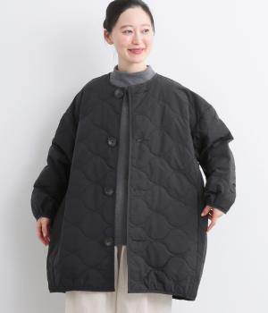 中綿キルトココンコート(ブラック-2)