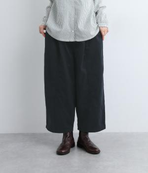 コットンパウダースノー高密度ツイルトヌーパンツ(ネイビー-2)