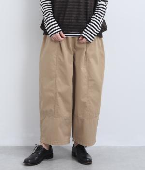 コットンパウダースノー高密度ツイルトヌーパンツ(ライトベージュ-2)