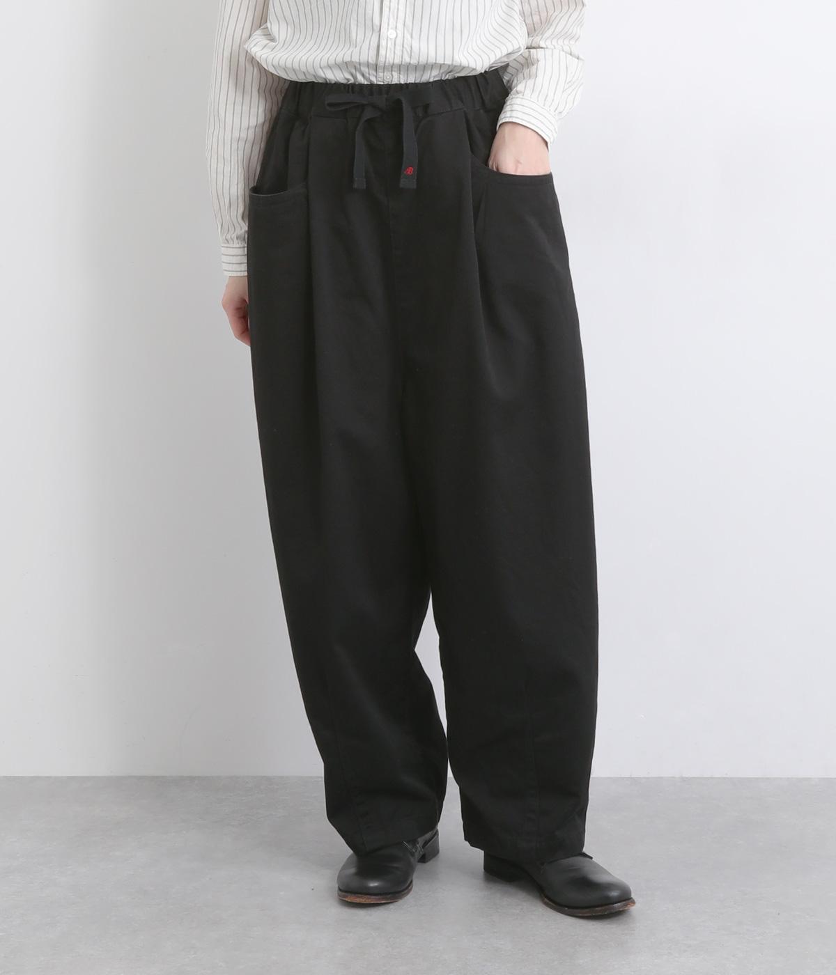 コットンチノバロンパンツ(ブラック-2)