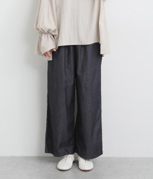 4ozデニム ストレートパンツ(インディゴ-ONESIZE)