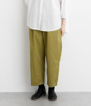 コットン エッグパンツ(グリーン-ONESIZE)
