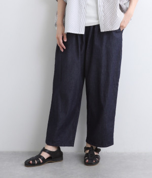 【made in japan】デニムエッグパンツ(ミドルインディゴ-ONESIZE)
