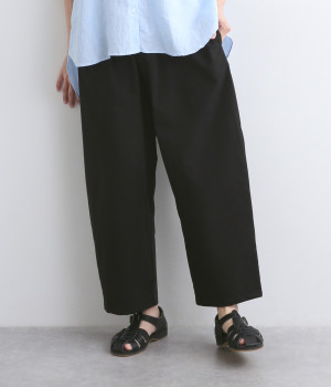 【made in japan】コットン エッグパンツ(ブラック-ONESIZE)