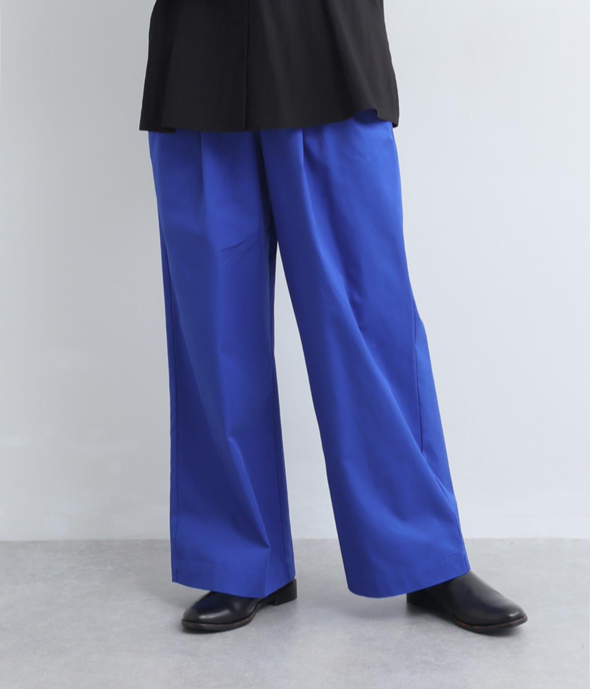 30ツイルワイドストレートパンツ(ブルー-F)