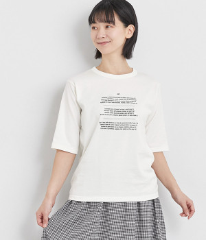 コットン ロゴTシャツ　MENU(ホワイト-ONESIZE)