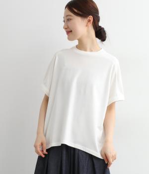 コットン天竺 ショルダーフライプルオーバー(キナリ-ONESIZE)