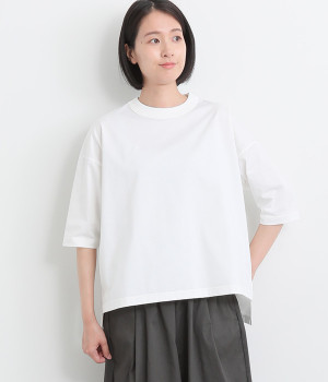 【made in japan】KODAWARI。コットンプルオーバー(ホワイト-ONESIZE)