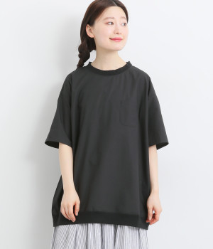 【made in japan】リブBIGプルオーバー(ブラック-ONESIZE)