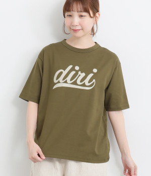 【made in japan】プリントTEE　diri(アーミーグリーン-ONESIZE)