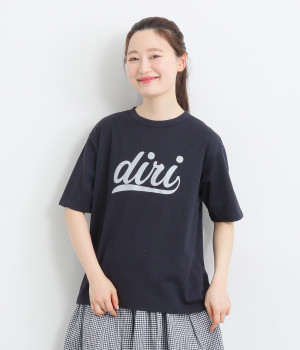 【made in japan】プリントTEE　diri(ネイビー-ONESIZE)