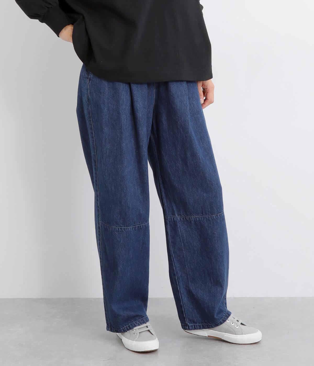 ルーズデニムパンツ(ブルー-ONESIZE)