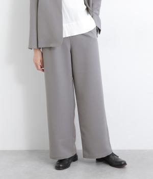 イージーワイドパンツ(グレー-ONESIZE)