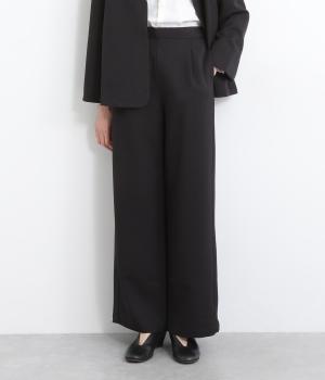 イージーワイドパンツ(ブラック-ONESIZE)