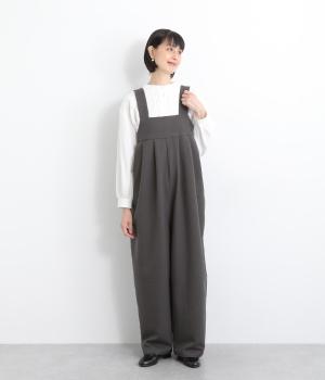 タックサロペットパンツ(チャコール-ONESIZE)