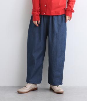 スタンダードデニムエッグパンツ(ライトインディゴ-F)