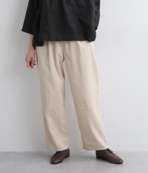 コーデュロイルーズパンツ(オフホワイト-F)