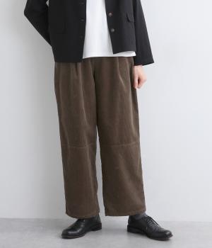 コーデュロイルーズパンツ(ブラウン-F)