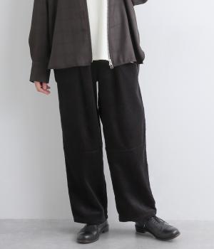 コーデュロイルーズパンツ(ブラック-F)