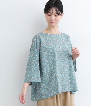 フラワーギャザースモック(ミント-ONESIZE)