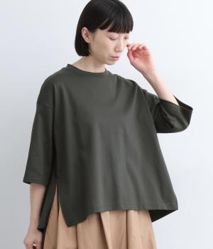 スムーススリットプルオーバー(チャコール-ONESIZE)