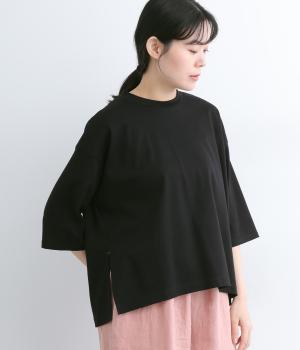 スムーススリットプルオーバー(ブラック-ONESIZE)