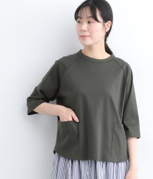 スムースパッチポケットプルオーバー(チャコール-ONESIZE)