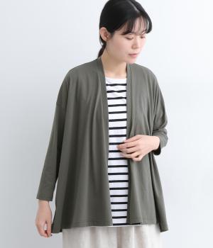 ドレープカーディガン(チャコール-ONESIZE)