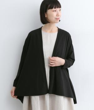 ドレープカーディガン(ブラック-ONESIZE)