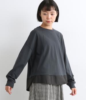 ヘムスイッチングプルオーバー(チャコール-F)