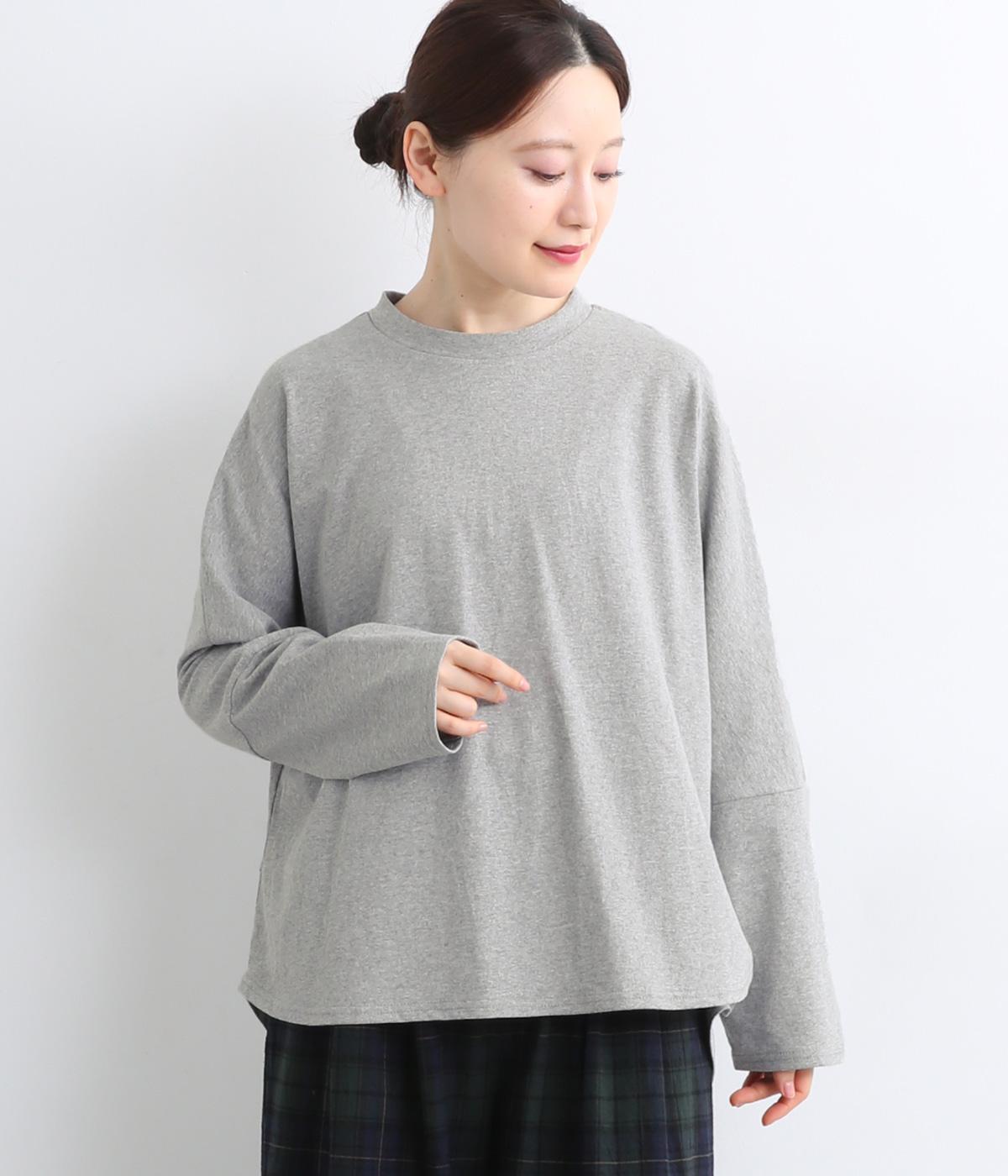 バックスリットプルオーバー(グレー-F)